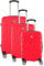 Geographical Norway Hartschalenkoffer ABS Trolley Koffer Kofferset Reisekoffer, Farbe:Rot