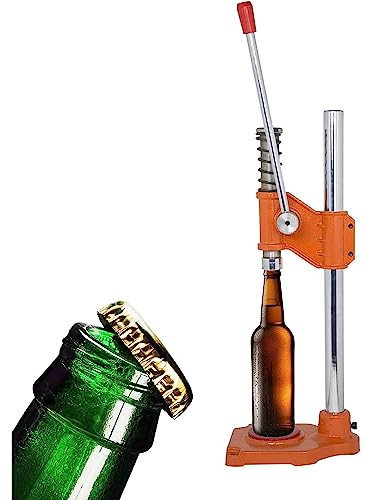 Manual Beer Capping Machine, Counter Top Capper, Maximum Height Adjustable 500mm, Suitable for 30mm Caps, For Perfume, Beer, Essential Oil