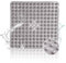 Duschmatte rutschfest 53x53cm-Quadrat Duschmatten 100% BPA-frei - Antirutschmatte für die Dusche mit Abflusslöchern für Schimmel- und Pilzresistenz Maschinenwaschbare Duschmatte (grau)
