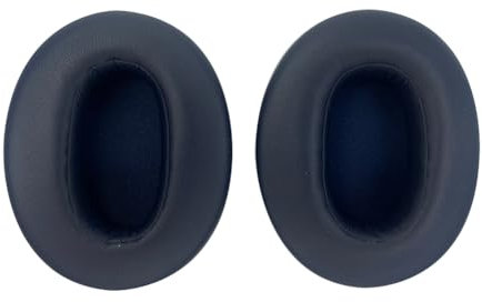 Ersatz Ohrpolster für Sony WH-XB910N Kopfhörer, Ersatzpolster für Sony WHXB910N, Weicherem Leder (Blau)