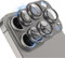OAproda 2 Pack Camera Lens Protectors for iPhone 16 Pro Max/16 Pro/15 Promax/15 Pro/14 Pro Max/14 Pro, 9H Anti-Scratch Stepped Lens Protector, Aluminium Alloy Integrated Camera Cover (Grey)