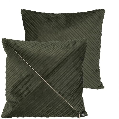 Proflax Kissenhülle Floyd, Größe 40 x40 cm (Olive)