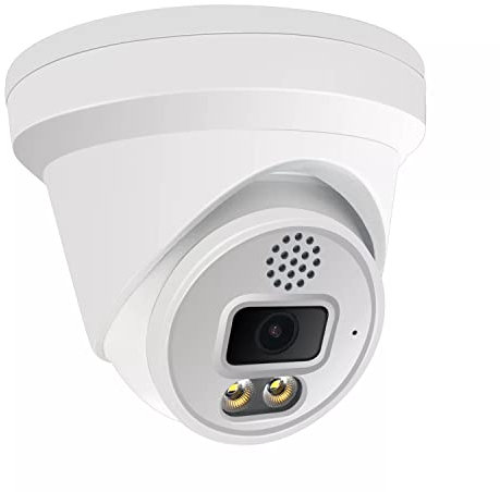 GW Security GW809501T Vollzeit-Farb-Nachtsicht, Zwei-Wege-Audio, 4K, 8 MP, Weitwinkel, PoE, IP-Turm, Sicherheitskamera