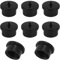 8stk Blasenventilschrauben für Riddell Speedflex und Speed Icon Footballhelmefür, Blasenventilschrauben Kunststoff Footballhelme Ventilkappen Rugbyhelme Erwachsene und Jugendliche(Schwarz)
