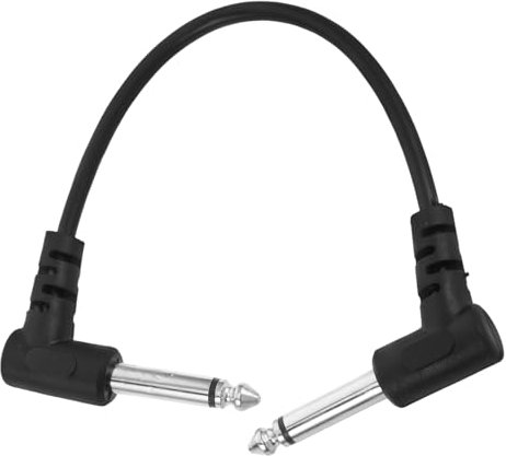 Vaguelly Electric Guitar Cable Guitar Patch Cables Amp Power Cord Right Angle for Speakers Easy Plug and Play Transmission