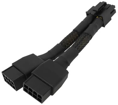 OTOTEC Câble d'alimentation graphique double 8 broches vers 8 broches 10 cm 030-1233-000 compatible avec carte graphique NVIDIA RTX A6000