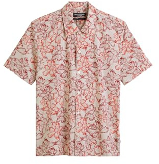 Marc O'Polo Herren Hemd 523735441040 (DE/NL/SE/PL, Alphanumerisch, L, Regular, Regular, Multi/Gray Silk)