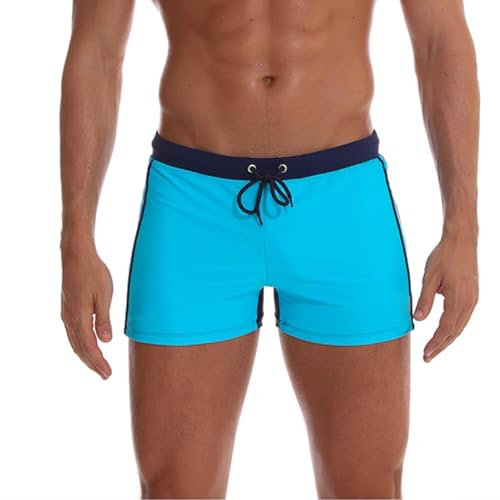 Générique Short Grande Taille Homme Boxer Bain Maillot Rose 4XL Push up Plage Grande Taille Short de Bain Long Homme Bleu Ciel 3XL
