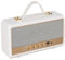 StockWell III M30 Bluetooth Speaker, Portable Retro Design, 16W, Black/White, Built-in 1500mAh Battery (White)