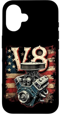 V8 Motor Hülle für iPhone 16