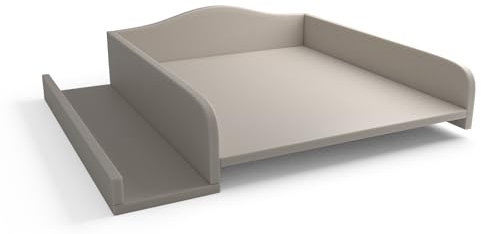 regalik Wickelaufsatz für Waschmaschine – Wickelauflage 60x70 cm – Laminierte Holzplatte – Kaschmir – 82x72x10 cm – Sicherer & Platzsparender Wickeltischaufsatz