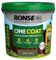 One Coat Shed & Fence Protector 5L - Forest Green - Stops Rot & Decay - Dries in 1-2 Hours - Long Lasting Colour