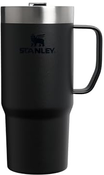 Stanley 1913 Everyday Suburban Travel Mug 0.47L - 1.5 Hours Hot - 5 Hours Cold - 20 Hours Iced - BPA Free - Dishwasher Safe - Stainless Steel - Black 2.0