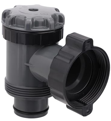 Sinbana Válvula Émbolo Recambio para Piscina Compatible con Intex, Pieza Recambio de Válvula ABS Negra Compatible con Bombas de Filtro 1500/2500/4000 GPH