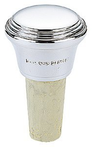 Solid Silver Wine Bottle Stopper (Plain)