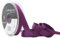 Berisfords 3501 Doppelseitiges Satinband, Polyester, Pflaume, 15 mm, 20