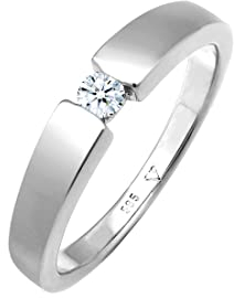 DIAMORE Ring Verlobungsring Diamant (0.11 ct.) 585 Weißgold