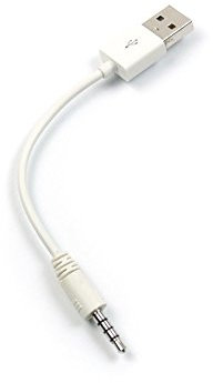 Câble adaptateur USB vers jack 3,5 MP3 MP4 MP5 IPOD AUX voiture câble clé