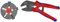 Knipex Werkzeug 97 33 01 MultiCrimp Zange und Schnellwechsler Magazin mit 3-interchangeable Crimpen stirbt
