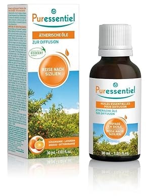 Puressentiel - Miscela Viaggio in Sicilia per diffusione - 100% puro e naturale - Con note dolci e fruttate - 30 ml