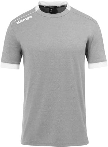 Kempa Player Trikot Kurzarm Damen grau Melange weiß Gr XXL