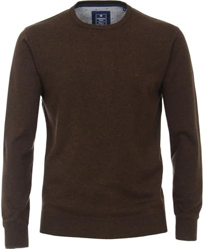 Redmond - Herren Pullover mit Rundhals-Ausschnitt (500), Größe:XL, Farbe:Braun(32)