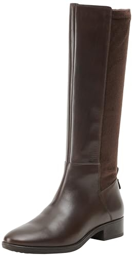 Geox D Felicity, Stivali Alti al Ginocchio, Caff, 40 EU