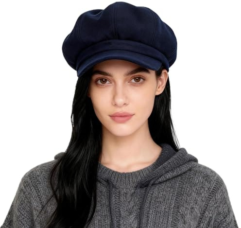 Idopy Women's Retro Peaked Ivy Newsboy Paperboy Baker Boy Beanie Gatsby Cabbie Painter Cap Hats