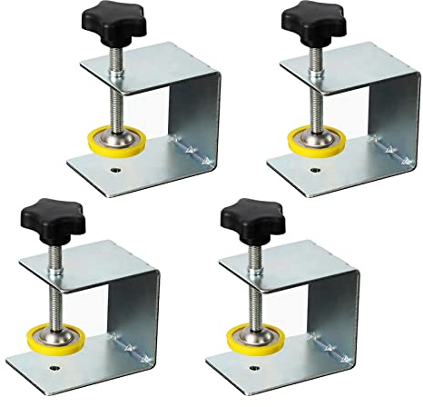 C Klemme,kyaoayo C Zwingen Set 1/2/4/6 Stück Universal Schrankklemmen Gesichtsrahmen Schubladenfront-Installationsklemmen für Holzbearbeitung Heimwerken (I)