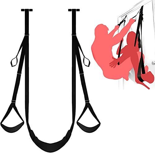 Balançoires Sexuelles pour Couples d'adultes, XOPLAY Balançoires Sexuelles érotiques avec Siège, Balançoires d'amour Réglables, Jouet Sexuel BDSM Bondage et Contention, Supportant Jusqu'à 300lbs