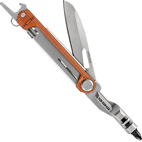ECOMMUR Multiherramienta Gerber Armbar Slim Drive Orange | Herramienta de Acero Inoxidable 3 en 1