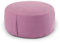 Amago home Yogakissen Bodenkissen rund H 14xø31 cm mit Buchweizenschalen Meditationskissen Sportkissen Farbe lila - Orchidee