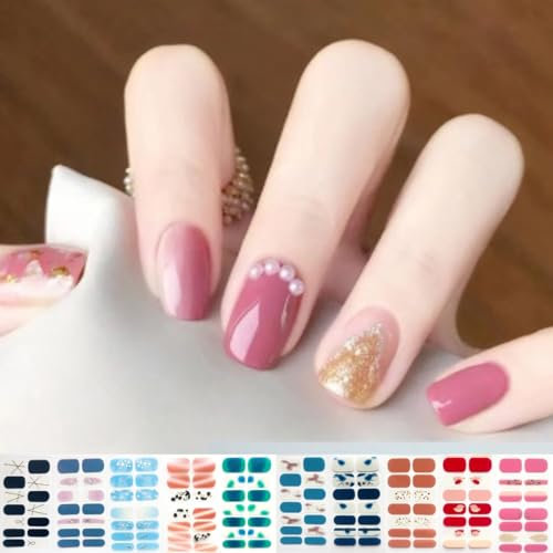 10 Estilos diferentes de pegatinas. Uñas decorativas. Nail Stickers. Uñas adhesivas.DIY.
