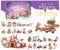 LIHAO Adventskalender 2024 Kinder Weihnachtskalender 24 Klemmbausteine Weihnachtsmann Weihnachtsbaum Elch Figuren Weihnachten Adventkalender Basteln für Kinder Mädchen Jungen