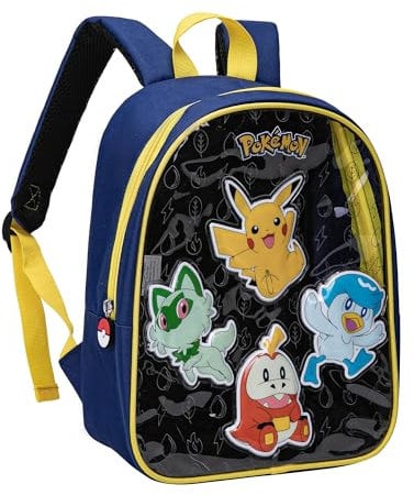 Pokemon Pikachu Rucksack Premium-Qualität – Höhe 33 cm