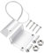 PATIKIL N.C. Wired Alarm Magnetic Garage Door, Heavy Duty Alarm Switch Sensor with Adjustable Bracket for Roller Shutter Grey