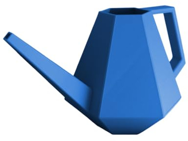 Watering Can by Gazzaladra Design | 100% Recyceltes Material (Blau, 1 Liter) Shapes - Decorations Gießkanne, Giesskanne Zimmerpflanzen Indoor Blumengießkanne für Pflanzen Garten Büro Balkon Design