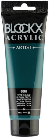 Blockx 60650BXC Acrylique Fine Semi-transparentee et Satinée - Vert BLOCKX PG 7 - 120ml
