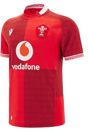 Macron Wales WRU 2025/26 Junior Rugby Shirt - Home/Away