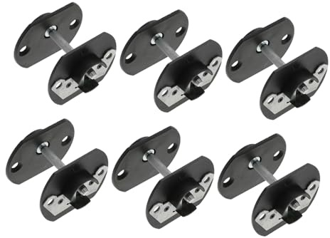 Anneome 6 Sets Sofa Verbindungs Sektionssofas Clips Couch Verbindungsstift Sofa Stift Stil Möbel Verbindungsstift Stil Verbindungsstücke Couch Verbindungshalterung Möbel