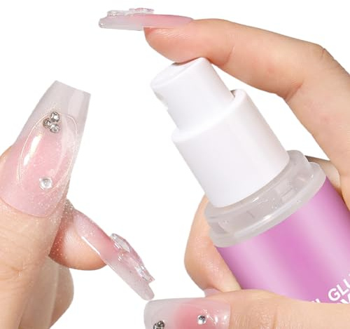Dayysiuy Kleberentferner Für Press On Nägel | 20 ml Nagelgel Entferner Spray,Sanfter Kleber Entferner Für Anfänger Und Profis | Tägliche Maniküre Pediküre Heimgebrauch