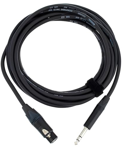 CORDIAL Cables Stereo Audio Cable XLR Female/Jack 5 m Audio Cable Select XLR