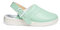 Abeba Clog 7091 - the original, Glattleder,mint/weiß, zertifiziert, 40