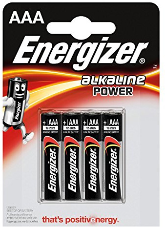 Energizer 636034 Batterie Eveready Gold Alkaline AAA Micro/LR03, 4er-Packung chrom