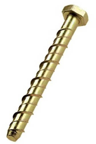 Merriway BH03045 Self Tapping Concrete/ Masonry Bolt M8 x 60 -10 Pcs