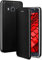 ONEFLOW Business Case für Samsung Galaxy J5 (2016) Handyhülle klappbar mit Standfunktion, Klapphülle Flipcase Cover Dünn, PU Leder Hülle mit Kartenfach, 360 Grad Schutzhülle, Schwarz