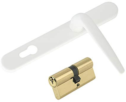 Yale YES-DHCPK Essentials Door Handle and Cylinder Pack, White