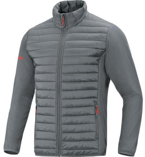 JAKO Herren Hybridjacke Premium, Steingrau, XXL
