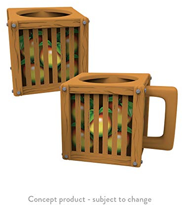 Numskull Official Crash Team Racing Nitro-Fueled Wumpa Fruit Crate Mug, NS1606