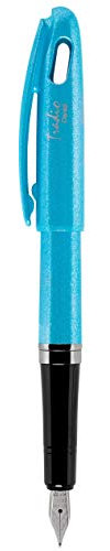 Pentel TRF95S-C-EST Füllfederhalter Tradio himmelblau, Etui